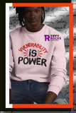 Vulnerability is Power Unisex Sweatshirt--Tiffy Rocks Apparel