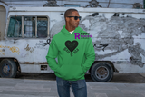 Gangsta Heart Unisex Hoodie--Tiffy Rocks Apparel