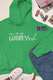 On My Goddess-ish Unisex Hoodie W/White Letters--Tiffy Rocks Apparel