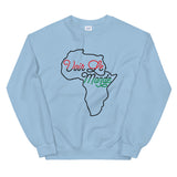 See The World Unisex Sweatshirt-Light Blue-S-Tiffy Rocks Apparel