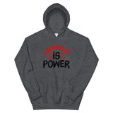 Vulnerability is Power Unisex Hoodie-Dark Heather-S-Tiffy Rocks Apparel