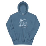 Think I'm Cute Unisex Hoodie-Indigo Blue-S-Tiffy Rocks Apparel