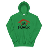 Vulnerability is Power Unisex Hoodie-Irish Green-S-Tiffy Rocks Apparel