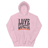 Love Gangsta Unisex Hoodie-Light Pink-S-Tiffy Rocks Apparel