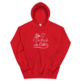 Think I'm Cute Unisex Hoodie-Red-S-Tiffy Rocks Apparel