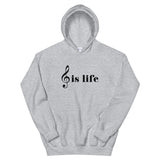 Music is Life Unisex Hoodie-Sport Grey-S-Tiffy Rocks Apparel