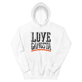 Love Gangsta Unisex Hoodie-White-S-Tiffy Rocks Apparel