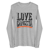 Love Gangsta Unisex Long Sleeve Tee-Athletic Heather-XS-Tiffy Rocks Apparel