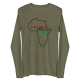 See The World Unisex Long Sleeve Tee-Military Green-XS-Tiffy Rocks Apparel