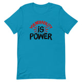 Vulnerability is Power Unisex T-Shirt-Aqua-S-Tiffy Rocks Apparel