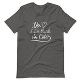 Think I'm Cute Unisex T-Shirt-Asphalt-S-Tiffy Rocks Apparel