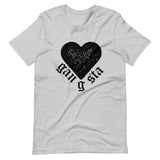 Gangsta Heart Unisex T-Shirt-Athletic Heather-S-Tiffy Rocks Apparel