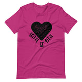 Gangsta Heart Unisex T-Shirt-Berry-S-Tiffy Rocks Apparel