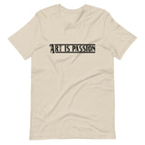 Art is Passion Unisex T-Shirt-Heather Dust-S-Tiffy Rocks Apparel