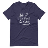 Think I'm Cute Unisex T-Shirt-Heather Midnight Navy-S-Tiffy Rocks Apparel