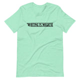 Writing is Magical Unisex T-Shirt-Heather Mint-S-Tiffy Rocks Apparel