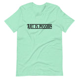 Art is Passion Unisex T-Shirt-Heather Mint-S-Tiffy Rocks Apparel