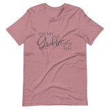 On My Goddess-ish Unisex T-Shirt W/Grey Letters-Heather Orchid-S-Tiffy Rocks Apparel