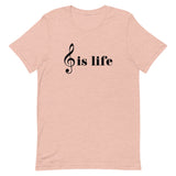 Music is Life Unisex T-Shirt--Tiffy Rocks Apparel