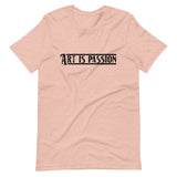 Art is Passion Unisex T-Shirt-Heather Prism Peach-S-Tiffy Rocks Apparel