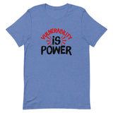 Vulnerability is Power Unisex T-Shirt-Heather True Royal-S-Tiffy Rocks Apparel