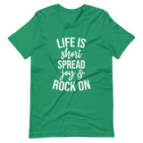 Life is Short Unisex T-Shirt-Kelly-S-Tiffy Rocks Apparel