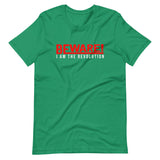 Beware I Am The Revolution Unisex T-Shirt W/Red & White Letters-Kelly-S-Tiffy Rocks Apparel