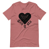 Gangsta Heart Unisex T-Shirt-Mauve-S-Tiffy Rocks Apparel