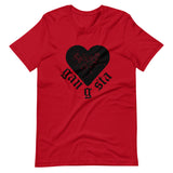 Gangsta Heart Unisex T-Shirt-Red-S-Tiffy Rocks Apparel