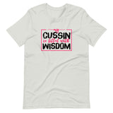 Cussin Wisdom Unisex T-Shirt-Silver-S-Tiffy Rocks Apparel