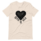 Gangsta Heart Unisex T-Shirt-Soft Cream-S-Tiffy Rocks Apparel