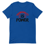 Vulnerability is Power Unisex T-Shirt-True Royal-S-Tiffy Rocks Apparel