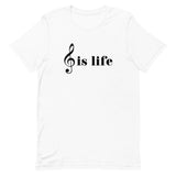 Music is Life Unisex T-Shirt--Tiffy Rocks Apparel