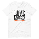 Love Gangsta Unisex T-Shirt-White-S-Tiffy Rocks Apparel