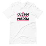 Cussin Wisdom Unisex T-Shirt-White-S-Tiffy Rocks Apparel