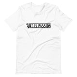 Art is Passion Unisex T-Shirt-White-S-Tiffy Rocks Apparel