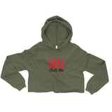 Dopeness Thats Me Crop Hoodie-Military Green-S-Tiffy Rocks Apparel