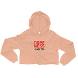 Dopeness Thats Me Crop Hoodie-Peach-S-Tiffy Rocks Apparel